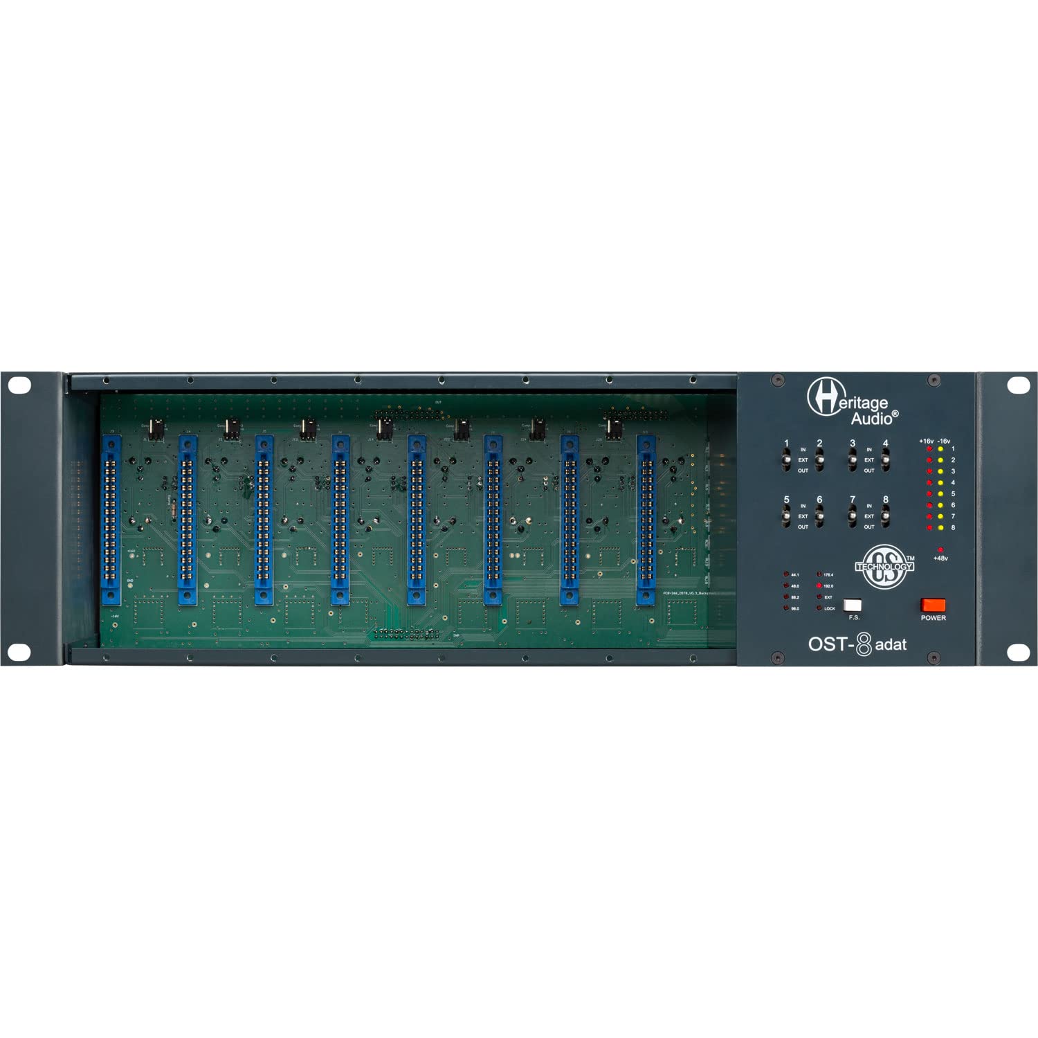 む*た様 Heritage Audio OST-6 500-Series ケース Heritage Audioが500シリーズモジュールラックシャーシOST-6 v2.0とOST